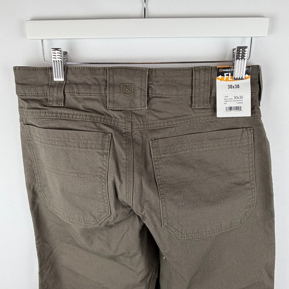 Noble Outfitters Men's Flex Canvas Work Pants Tundra 30x30 Gorpcore Utility - Picture 14 of 16